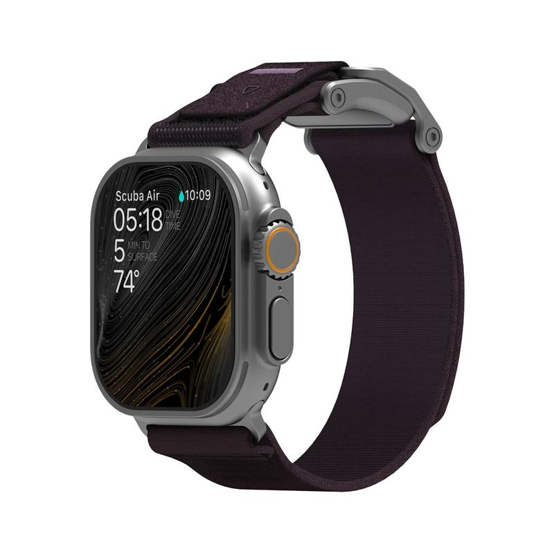 AULUMU - Correa Magnetica Aulumu Magnetic Buckle Apple Watch 49mm46mm45mm44mm Morado Noche