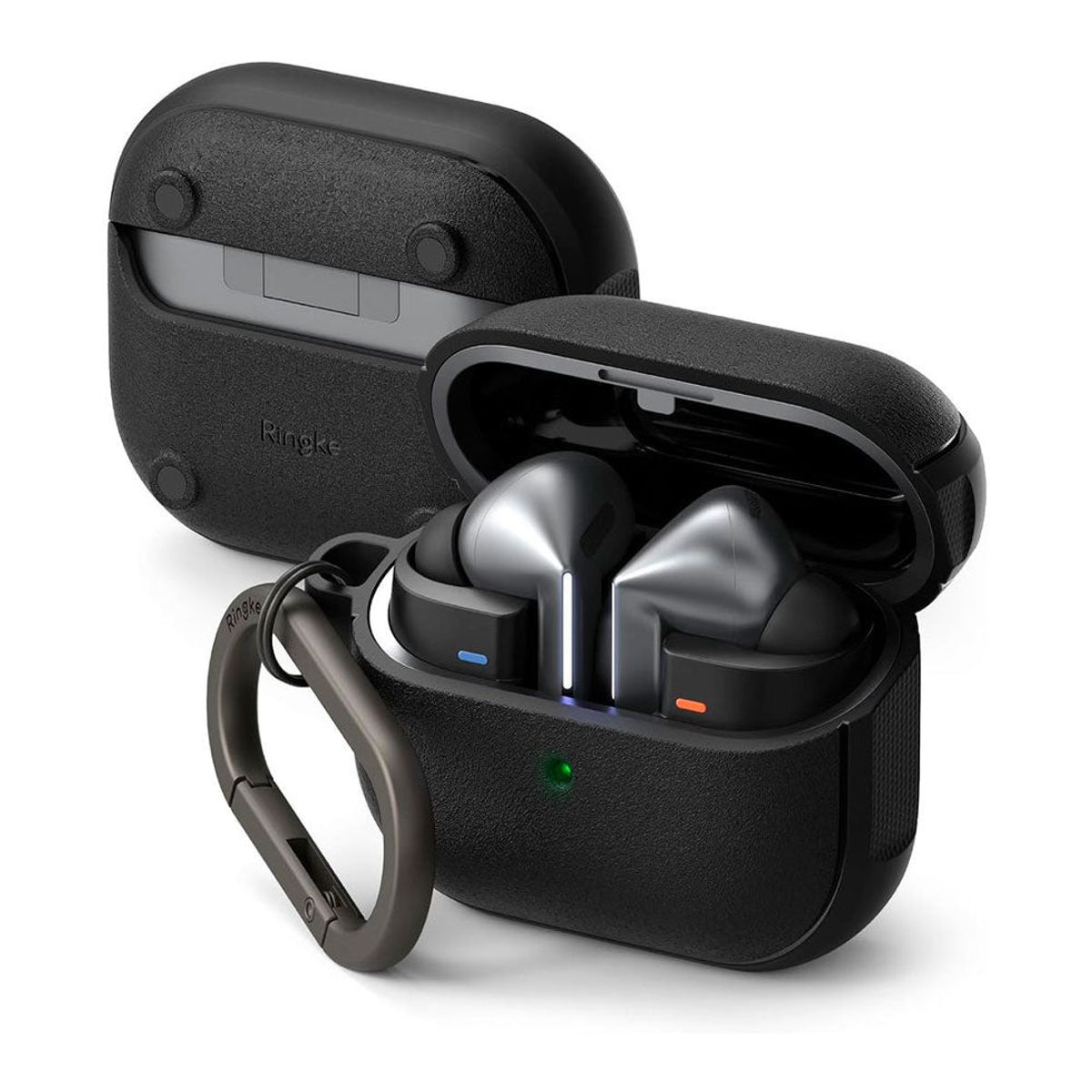 RINGKE - Case Galaxy Buds3 Buds 3 Pro Ringke Magnético Negro Con Mosqueton