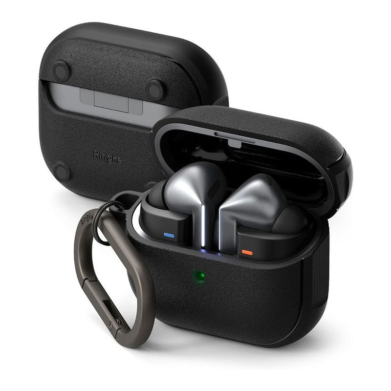 RINGKE - Case Galaxy Buds3 Buds 3 Pro Ringke Magnético Negro Con Mosqueton