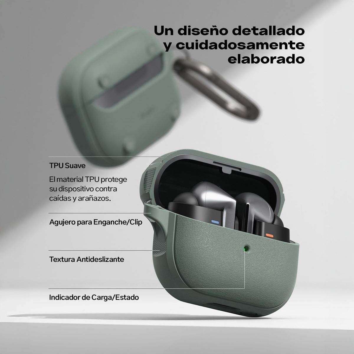 RINGKE - Case Ringke Onyx Magnetic Galaxy Buds3  Buds3 Pro Verde