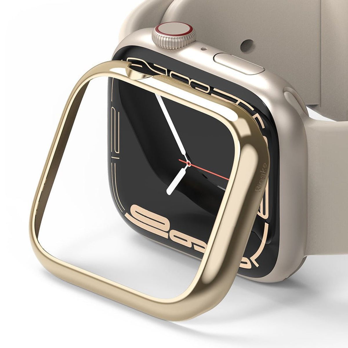 RINGKE - Case Ringke Bezel Styling Para Apple Watch 45MM Series 9 8 7 Dorado