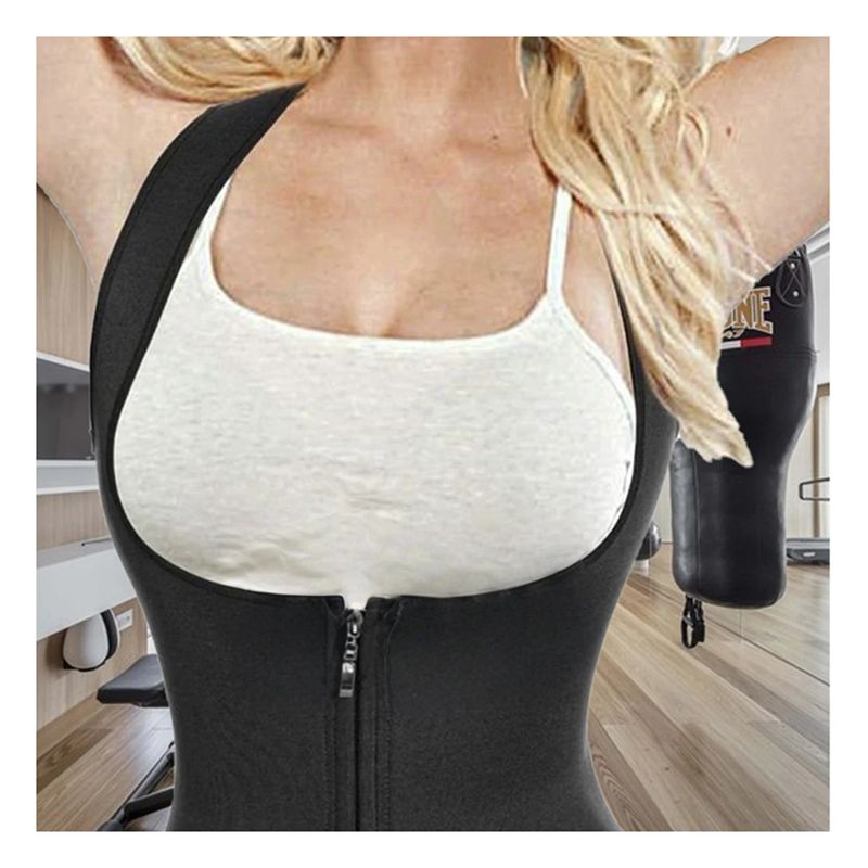 GENERICO - Pack2 Chaleco Deporte Negro Talla XL Y+Banderitas Adhesivas