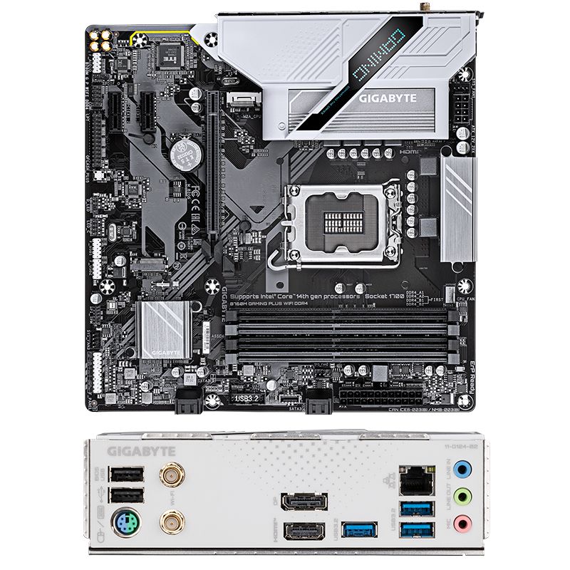 GIGABYTE - Motherboard Gigabyte B760M GAMING PLUS WIFI DDR4B760 LGA1700 mATX