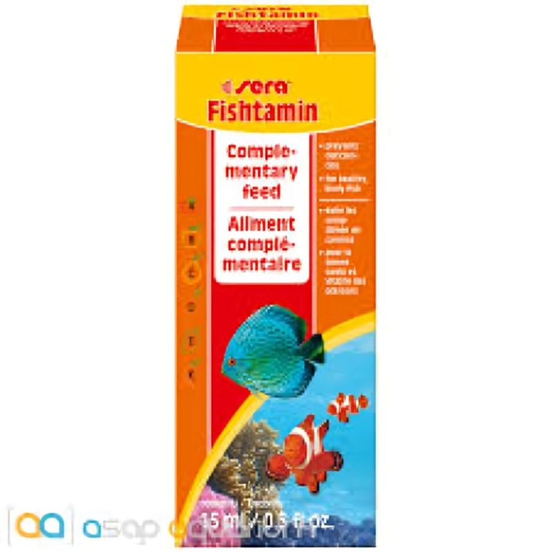 GENERICO - Complementoalimenticio para peces SERA fishtamin 15ml