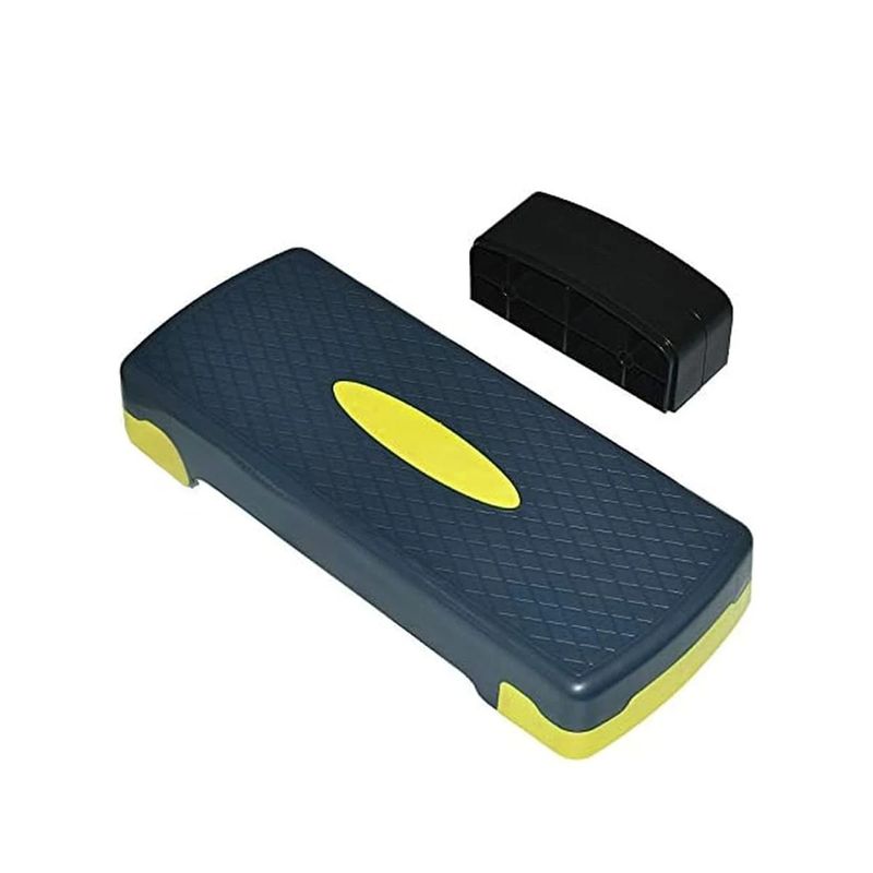 GENERICO - Pack2 Step Regulable de 2 Niveles Fitness Color Amarillo