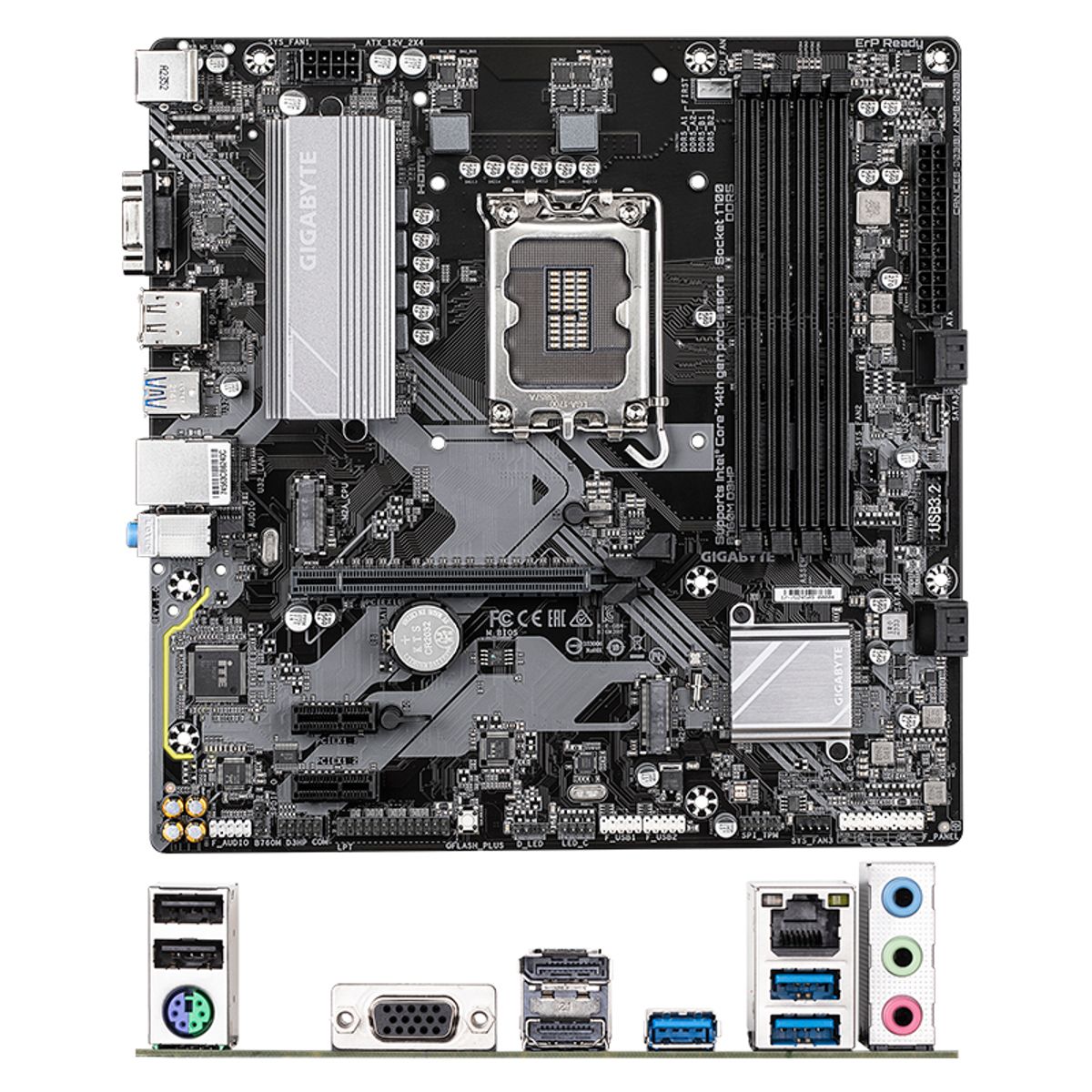 GIGABYTE - Motherboard Gigabyte B760M D3HP Intel B760 LGA1700 Micro ATX