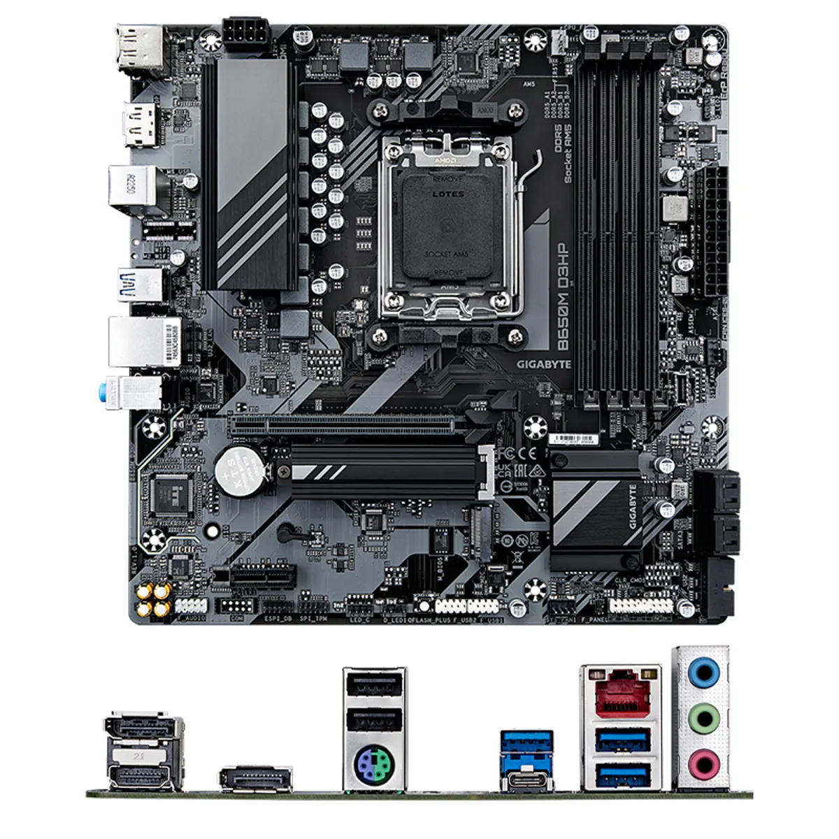 GIGABYTE - Motherboard GIGABYTE B650M D3HP,  AMD B650, Socket AMD AM5, mATX
