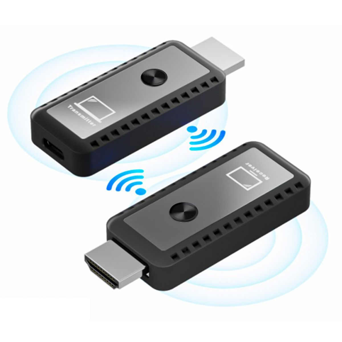 GENERICO - Extender Hdmi Inalámbrico 30 Metros Emisor Y Receptor Video