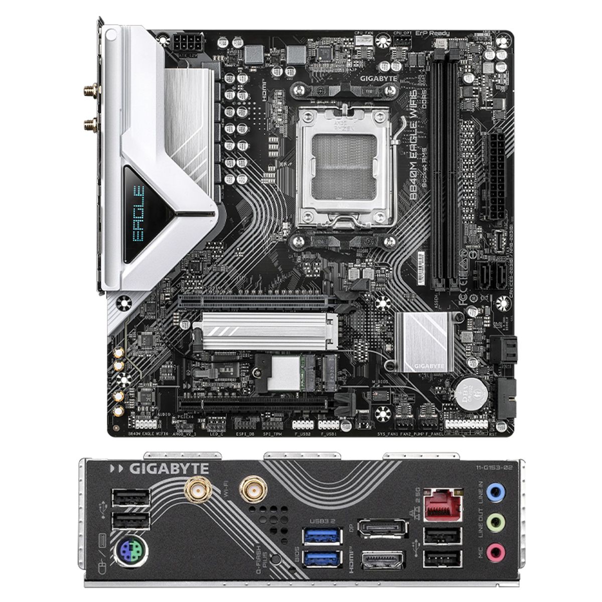 GIGABYTE - Motherboard GIGABYTE B840M EAGLE WIFI6 B840 Socket AMD AM5 ATX