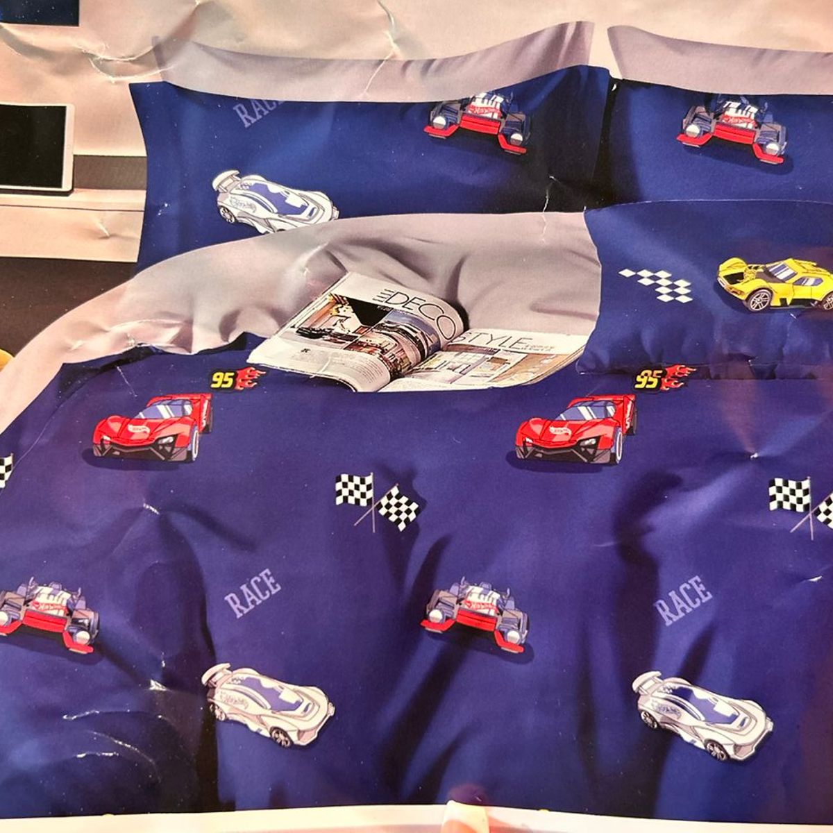 MINGDA - Set Edredón Kids 2 Pz + Sabanas + Fundas 5 piezas Calidad