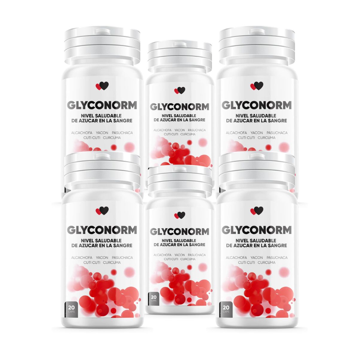GENERICO - Glyconorm Suplemento Dietético Pack 6 Frascos