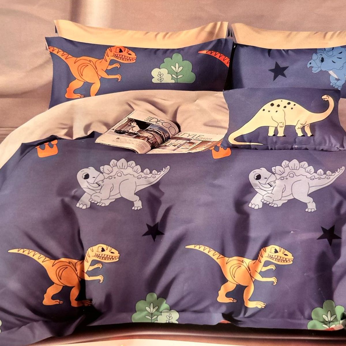 MINGDA - Set Edredón Kids 2 Pz + Sabanas + Fundas 5 piezas Calidad