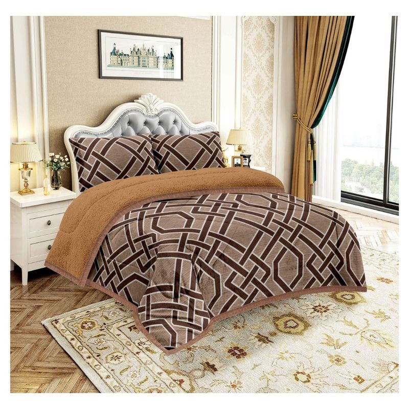 GOLDSUN - COBERTOR CON CARNERO EN 3 PIEZAS