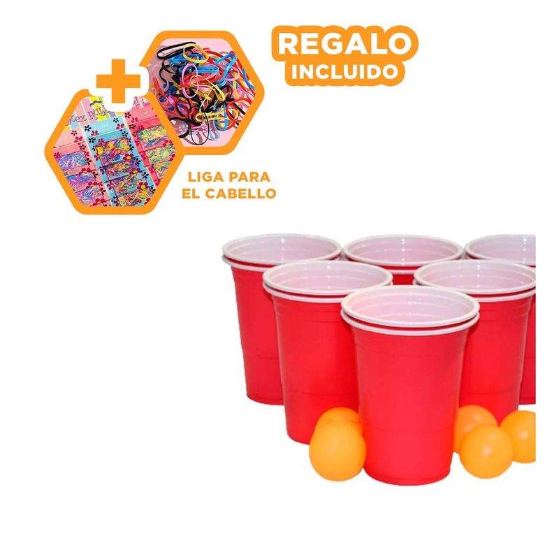 GENERICO - Pack6 Ping Pong para Eventos con Amistades Y+Ligas de Regalo