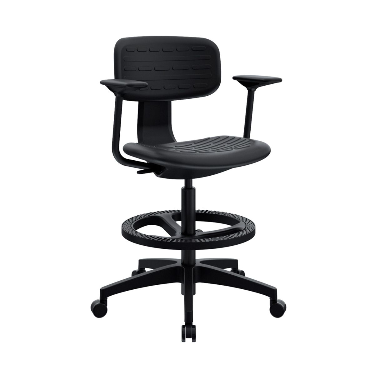 OFIDEAS - Silla Cajero Multifuncional Kan Negro Cb Nylon Ofideas