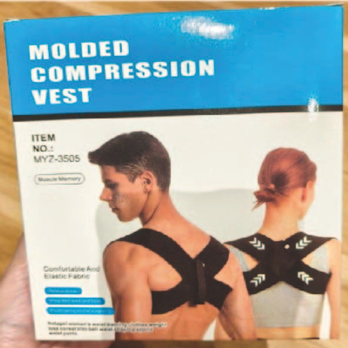 GENERICO - CORRECTOR DE POSTURA AJUSTABLE - TALLA M