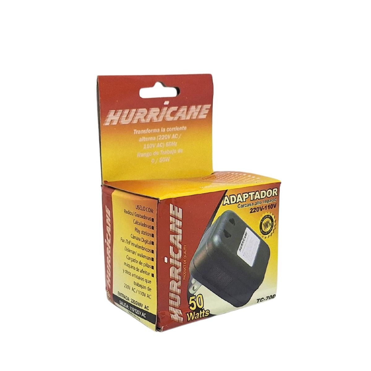 HURRICANE - Transformador Hurricane 50w Adaptador 220110v Ac
