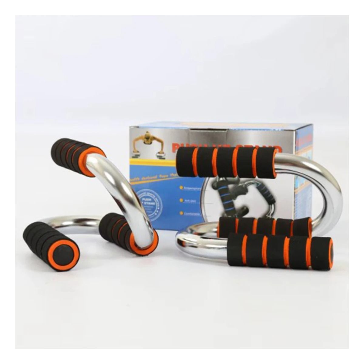 GENERICO - Pack2 Soporte para Flexiones de Naranja Y+Ligas de Regalo