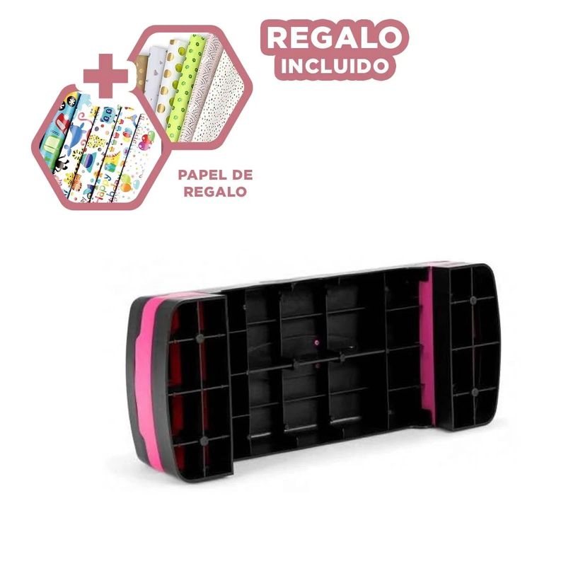 GENERICO - Step Moderno Fit de Color Rosado Y+Papel de Regalo