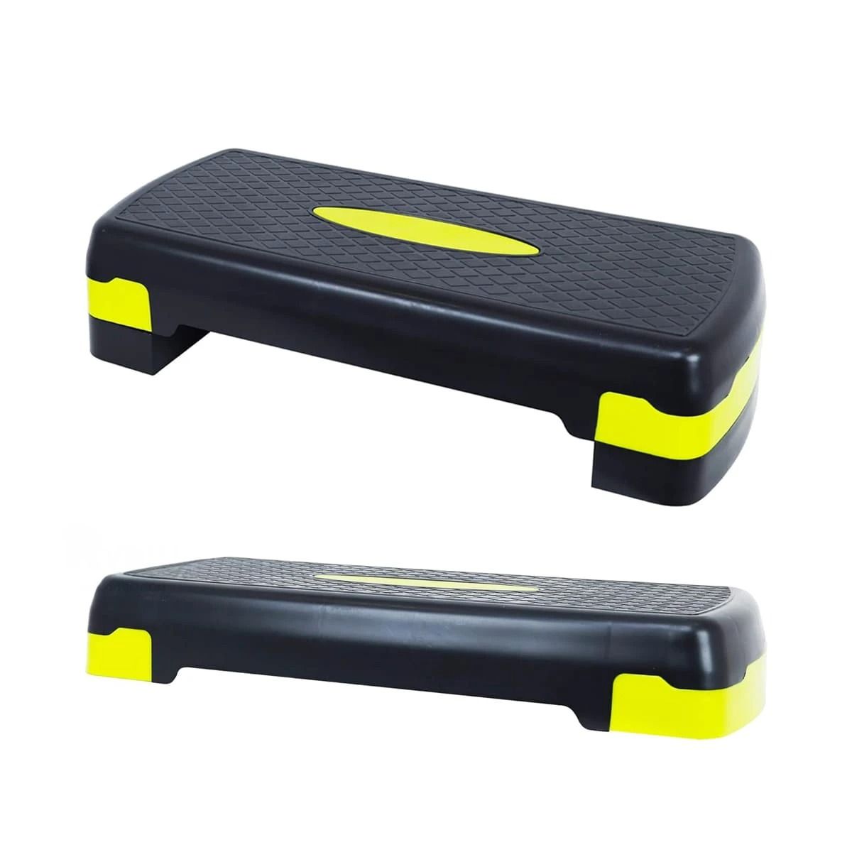 GENERICO - Step Regulable de 2 Niveles Fitness de Color Amarillo