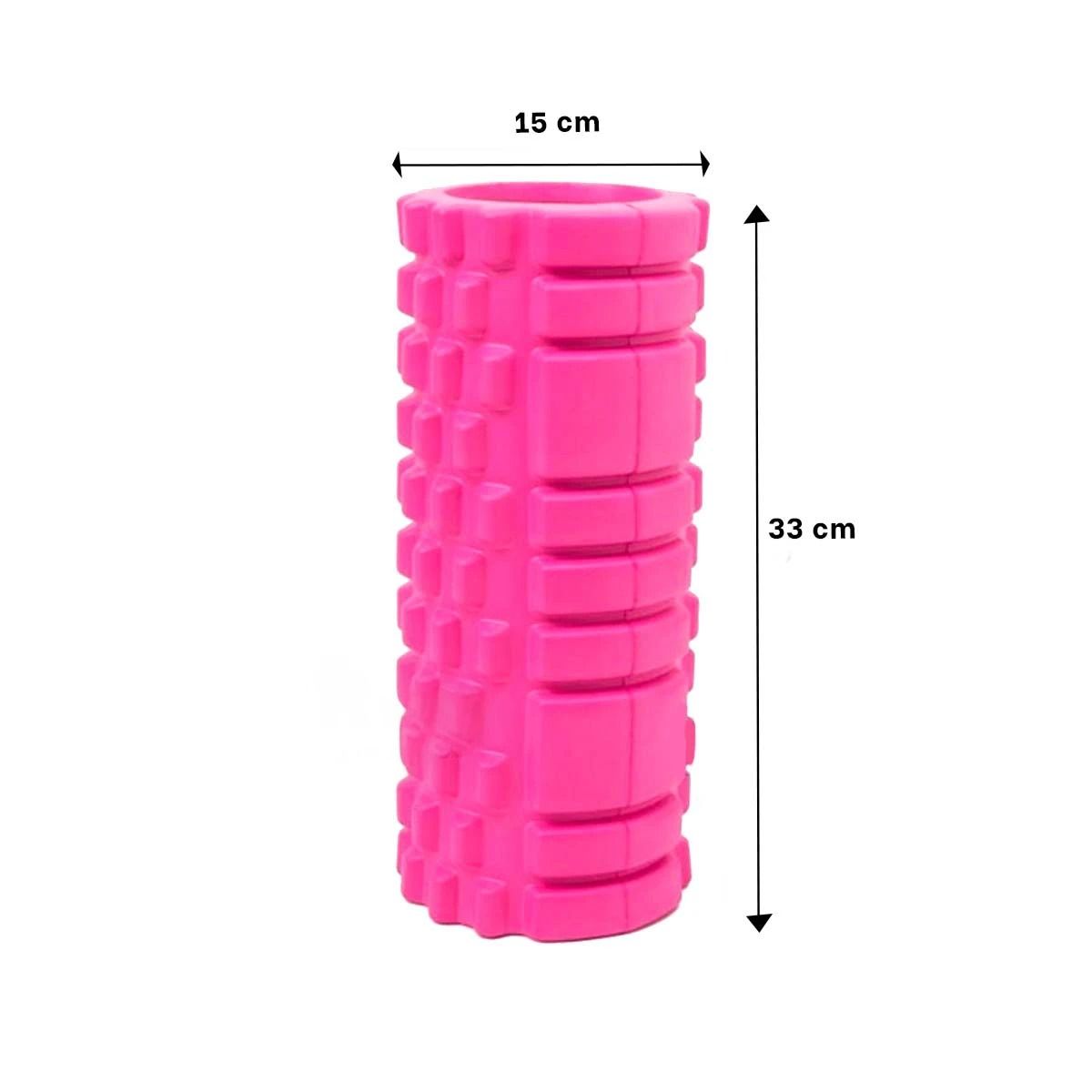 GENERICO - Pack6 Rodillo Roller de Entrenamiento 33x15cm en Fucsia