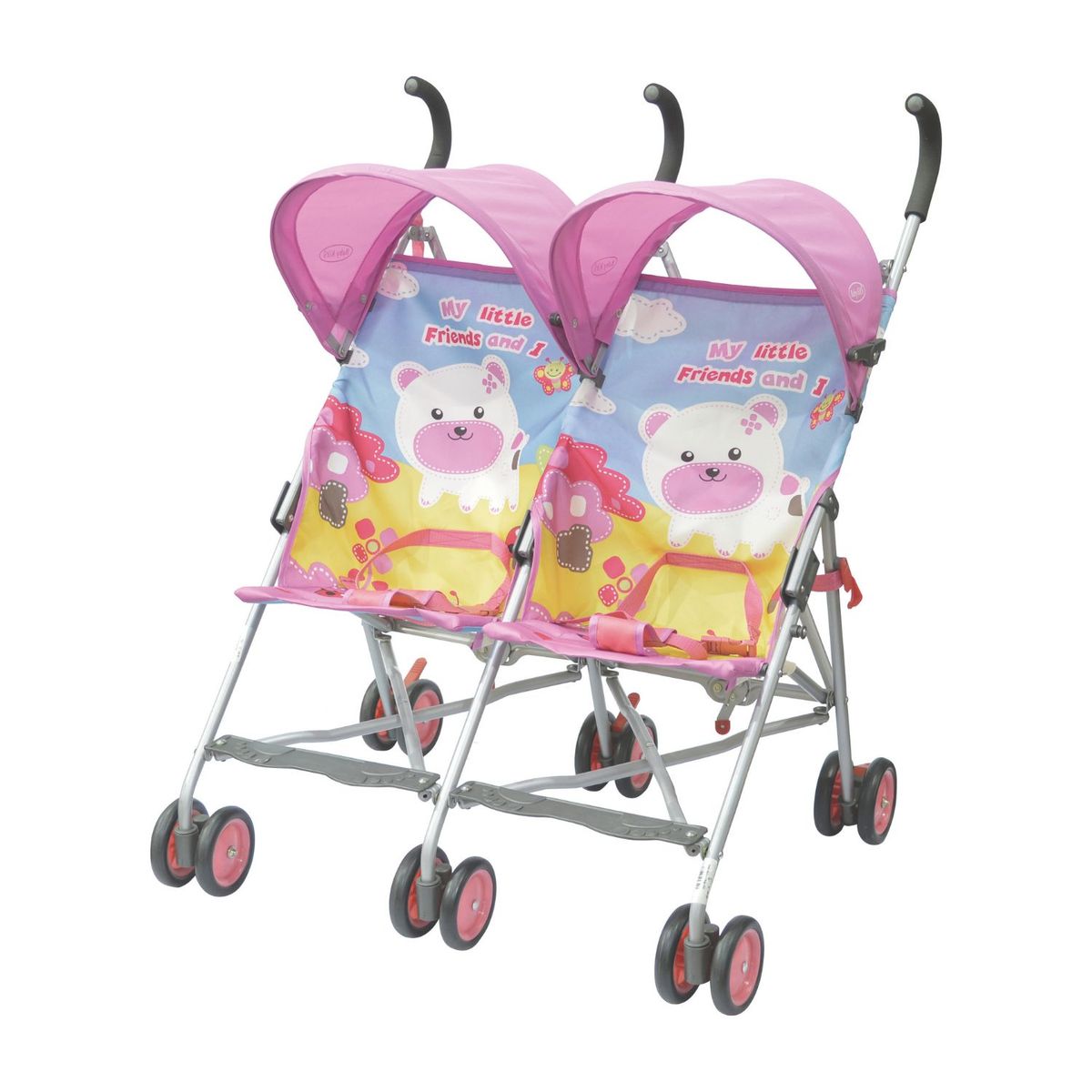 BABY KITS - Coche Mellicero Safari Rosado