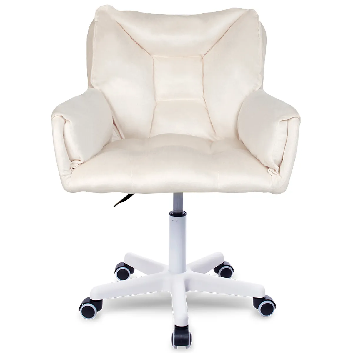 BUCKINGHAM - Silla Giratoria de Escritorio Oficina Buckingham Vanity Beige Crema