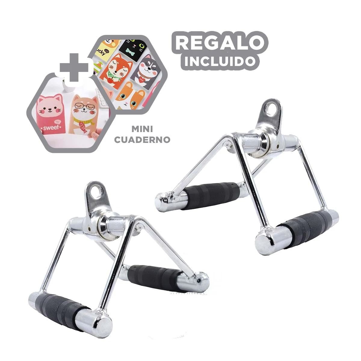 GENERICO - Agarre en V para Polea en Acero Y+Regalo Agendita