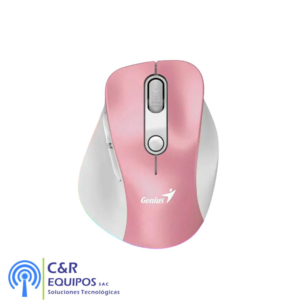 GENIUS - MOUSE GENIUS ERGO 9000S PRO WIRELESSBT 6-BOT SILENT PINK