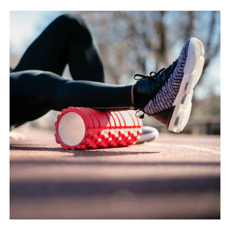 GENERICO - Pack2 Rodillo de Estiramiento Rojo Y+Banderitas Adhesivas