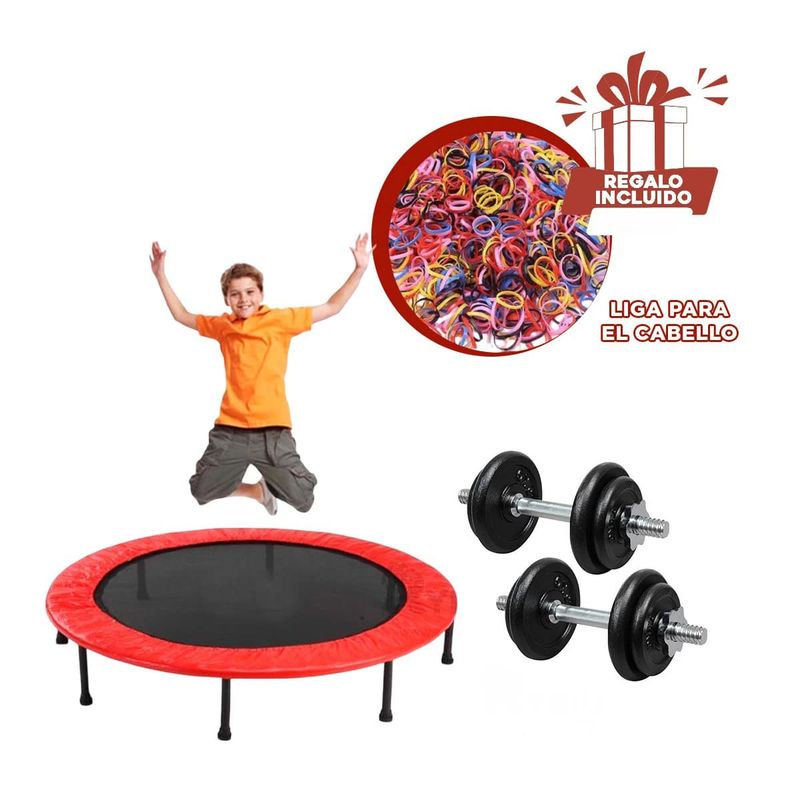 GENERICO - Rebotador Dinamico Talla M en Rojo Y+Ligas de Regalo