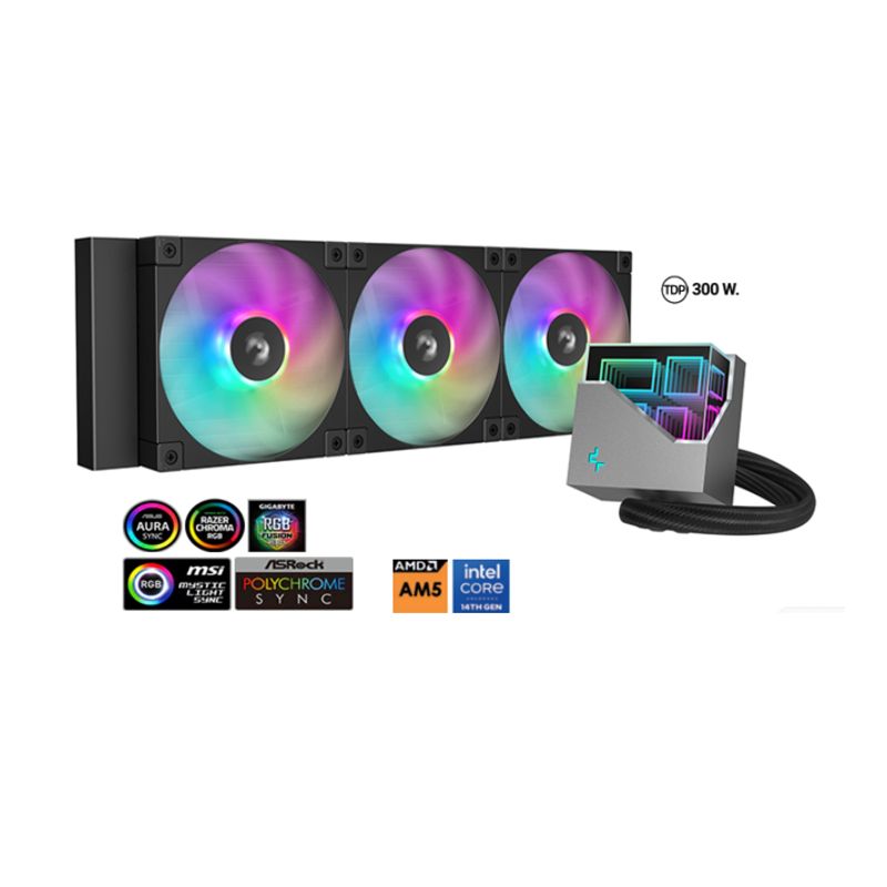 DEEPCOOL - Enfriamiento Liquido de CPU LT360 ARGB 300 W. DeepCool