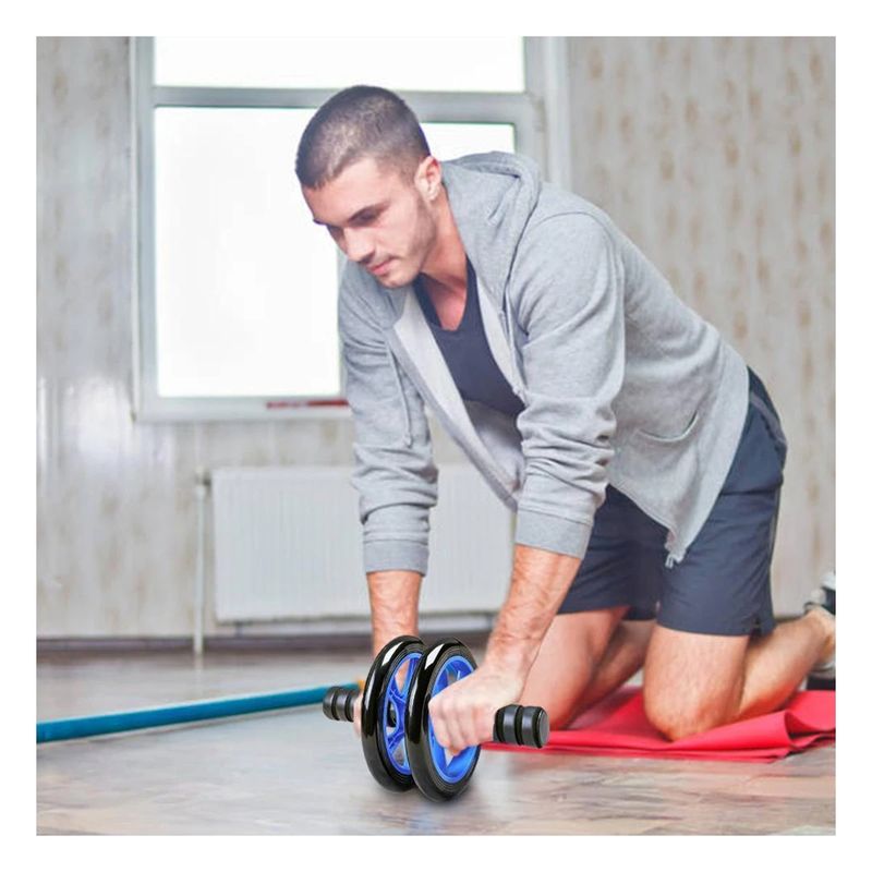 GENERICO - Pack6 Disco para Ejercitar Abdomen en Color Celeste