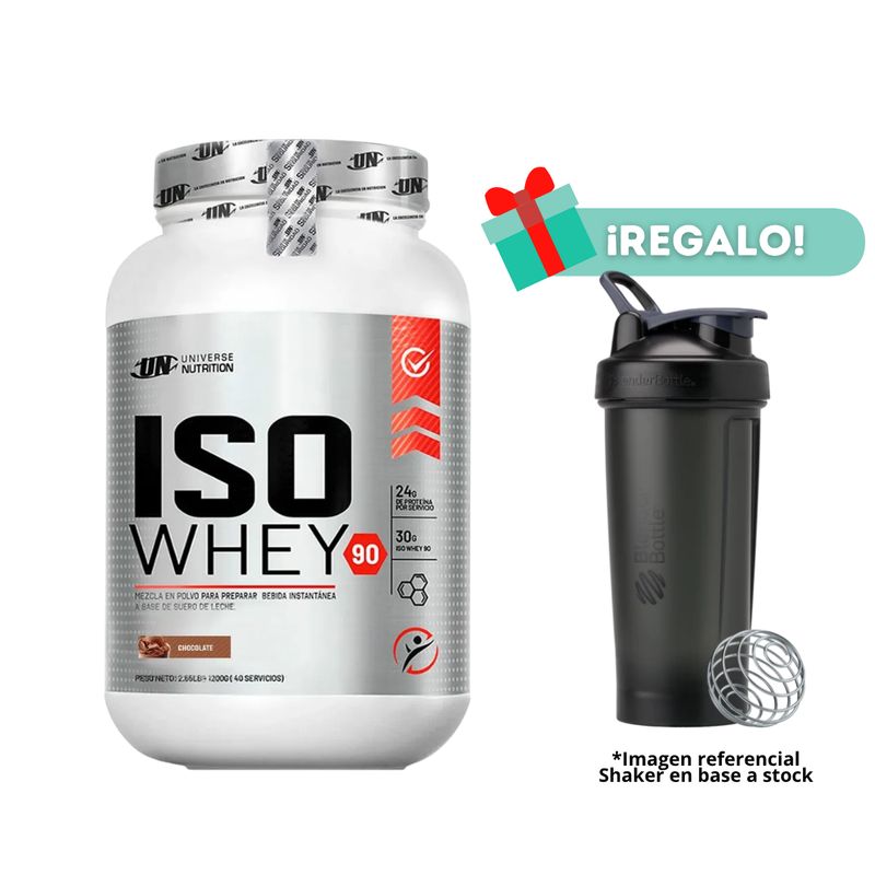 UNIVERSAL NUTRITION - PROTEÍNA ISOWHEY 1 KG CHOCOLATE + SHAKER
