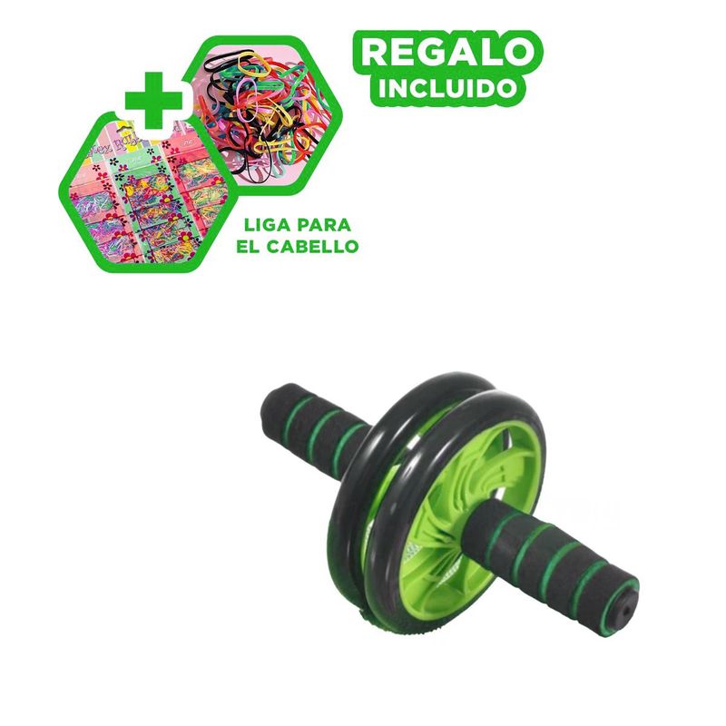 GENERICO - Disco Versatil de Ejercicio y Tapete Verde Y+Ligas de Regalo