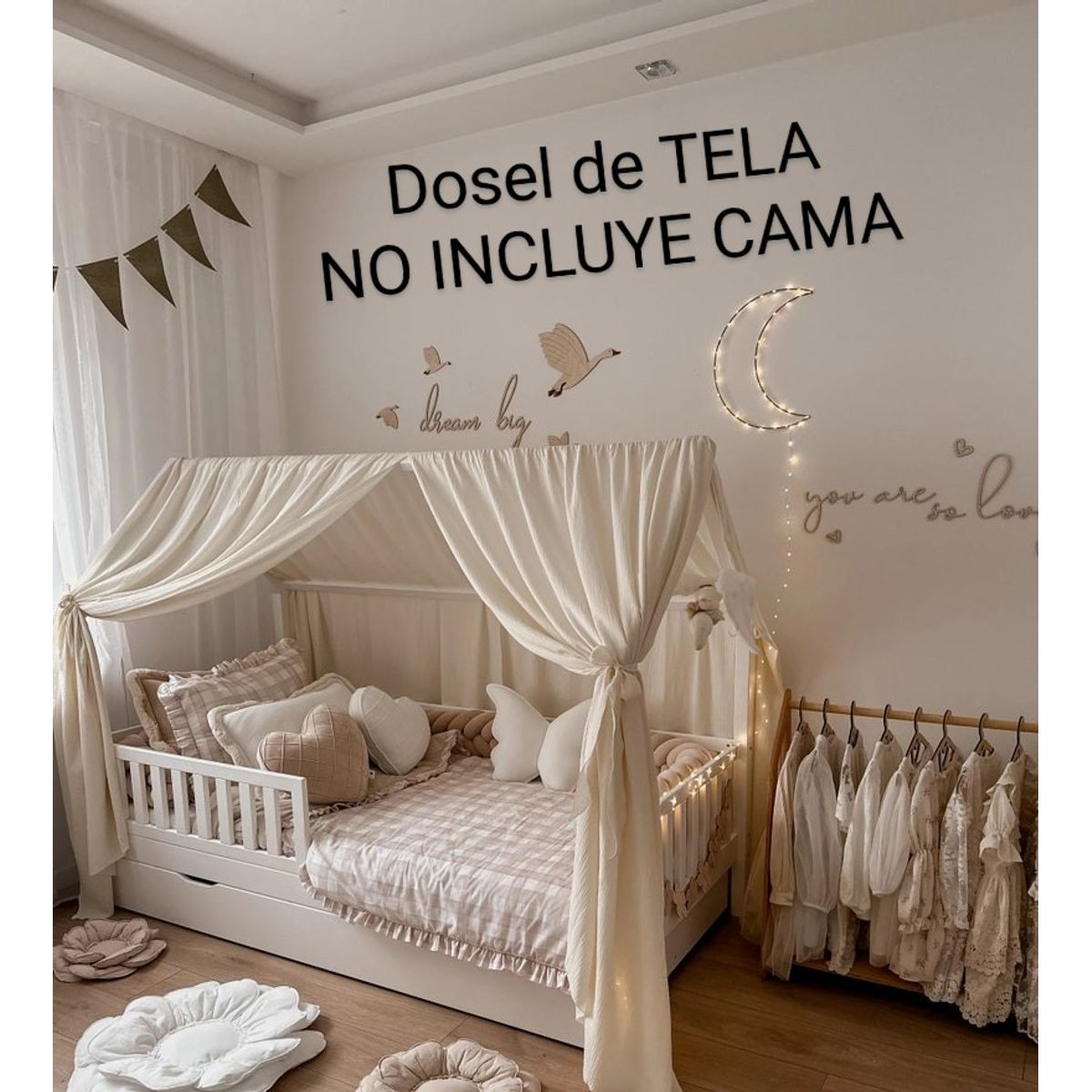 GENERICO - NO INCLUYE CAMA Dosel Casa montessori