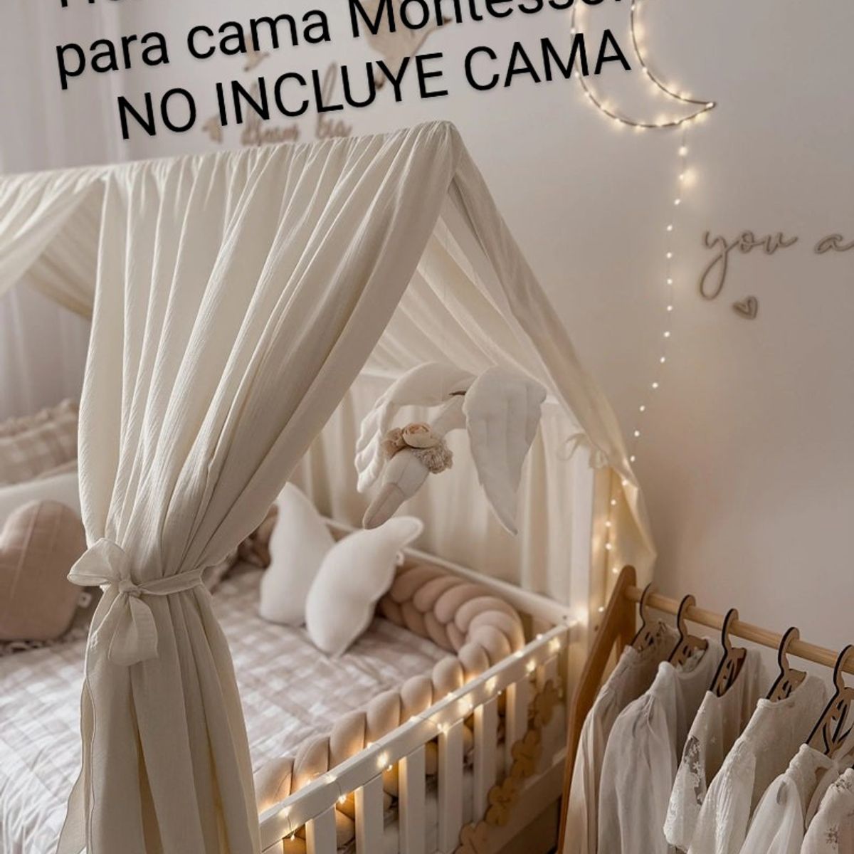 GENERICO - NO INCLUYE CAMA Dosel Casa montessori