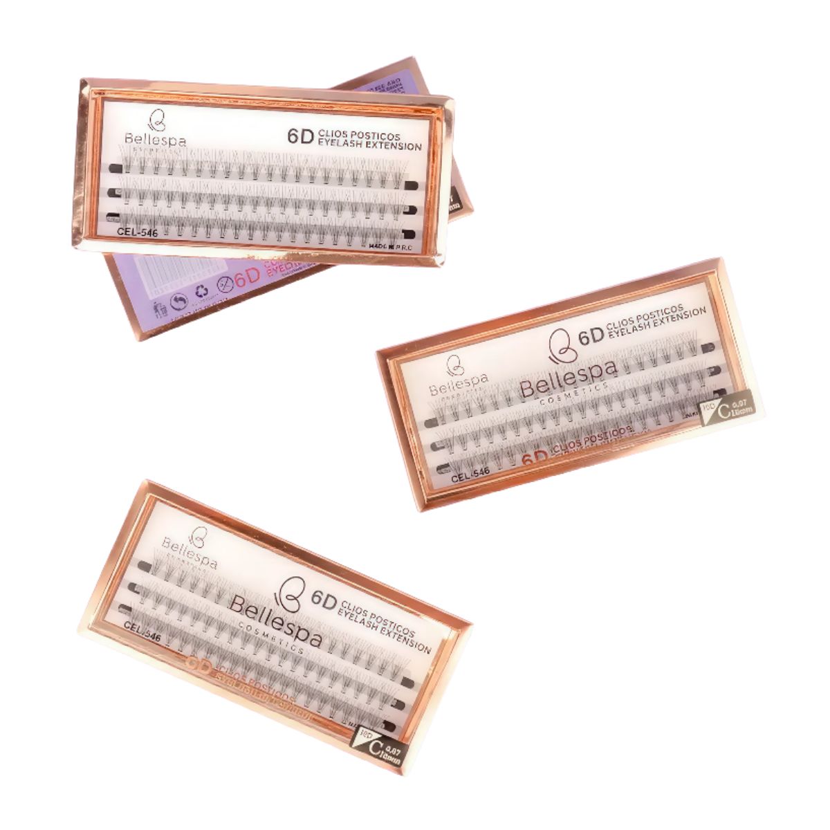 GENERICO - Eyelash Extension 12cm 6D - Bellespa