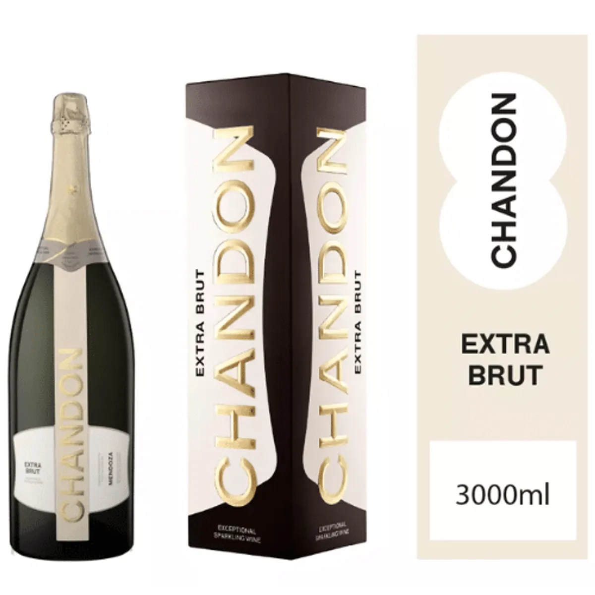 CHANDON - Espumante CHANDON ARGENTINO Extra Brut Botella 3000ml