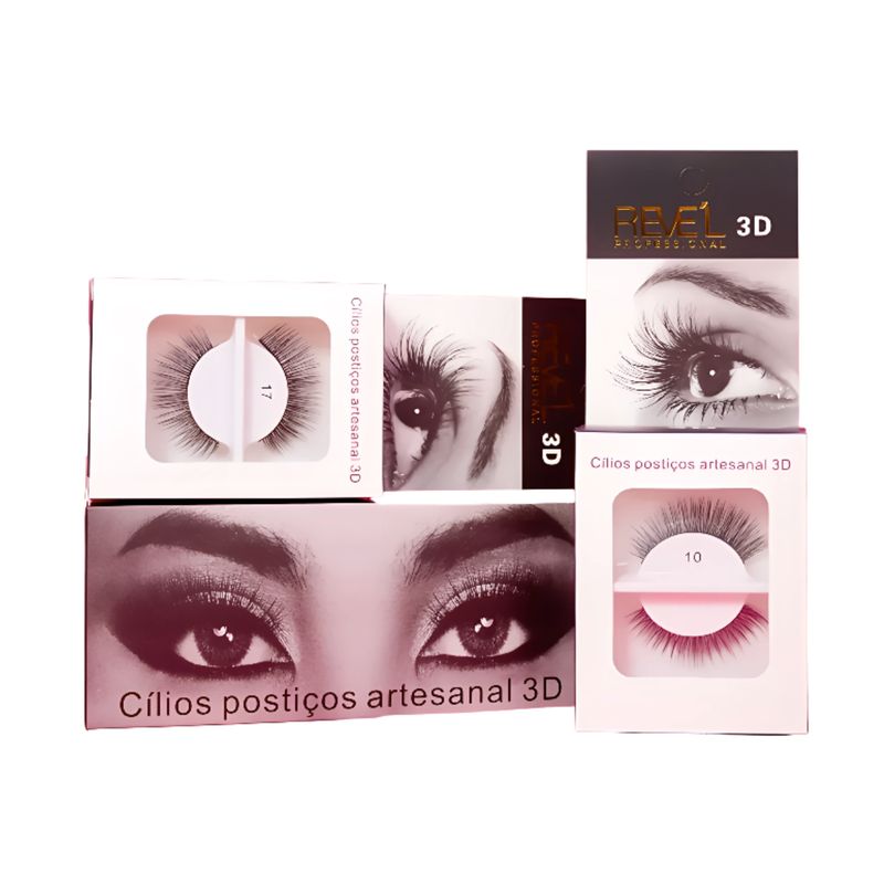 REVE'L PROFESSIONAL - Pestañas Postizas Artesanal 3D - REVE´L