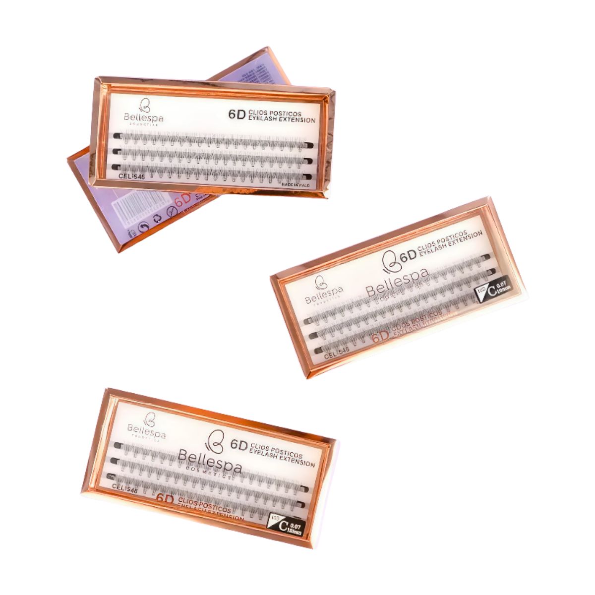 GENERICO - Eyelash Extension 10cm 6D - Bellespa