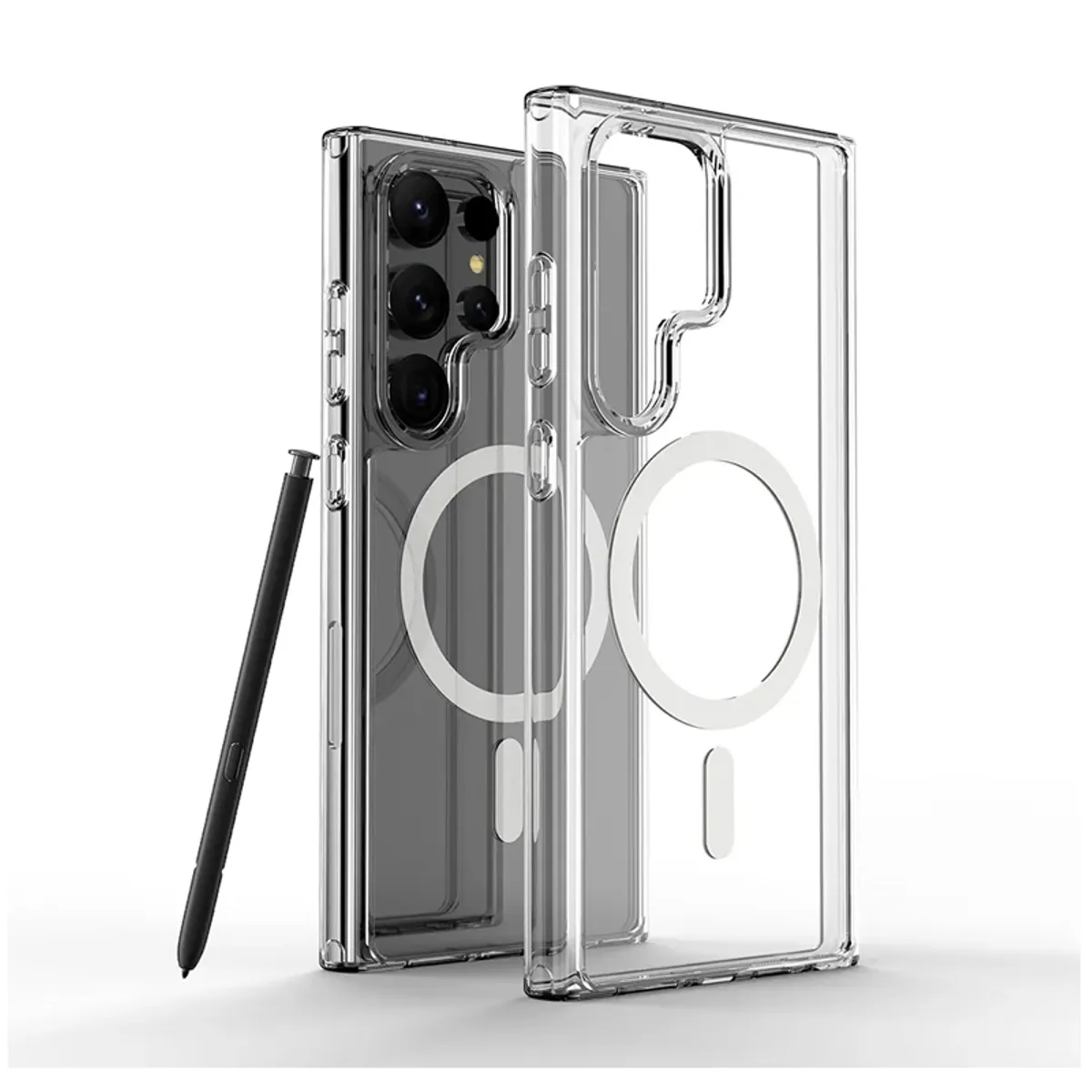 GENERICO - Case Magsafe Samsung S23 Ultra CON ANILLO DE CARGA