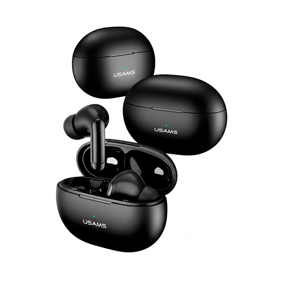 USAMS - Audífonos auriculares inalámbricos USAMS BT53 Negro XD18