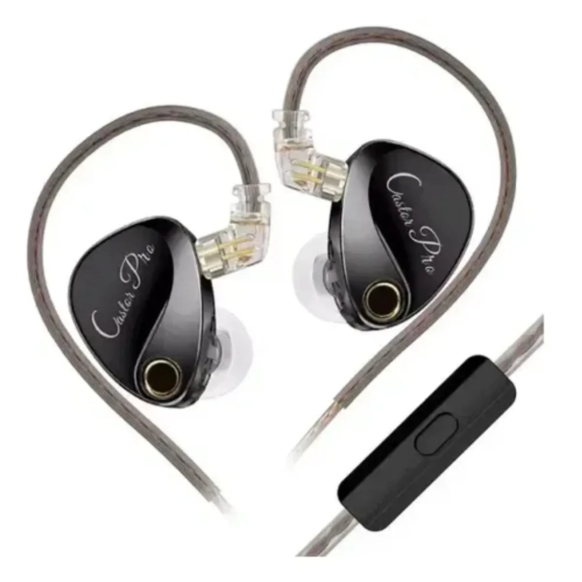 KZ - Auriculares KZ CASTOR PRO Version Bass con micrófono