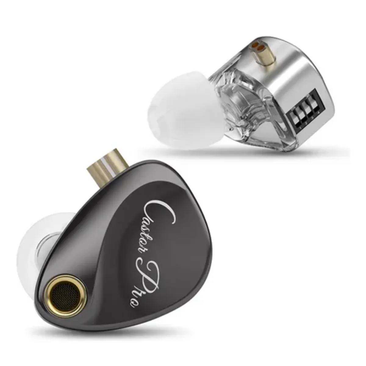 KZ - Auriculares KZ CASTOR PRO Version Bass con micrófono