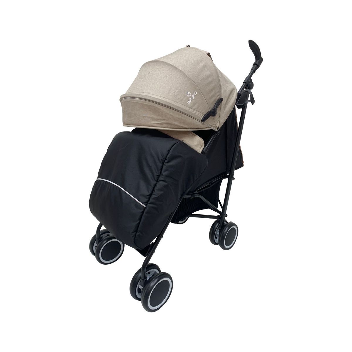 BABY KITS - Coche Bastón Fiesta con Bumper Baby Kits Beige
