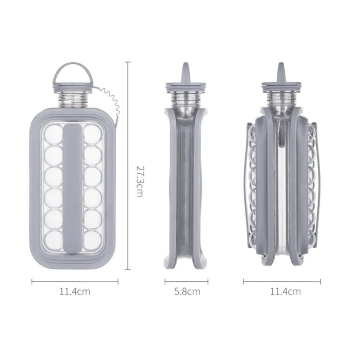 GENERICO - HIELERA TOMATODO 1400ML PLEGABLE COLORES
