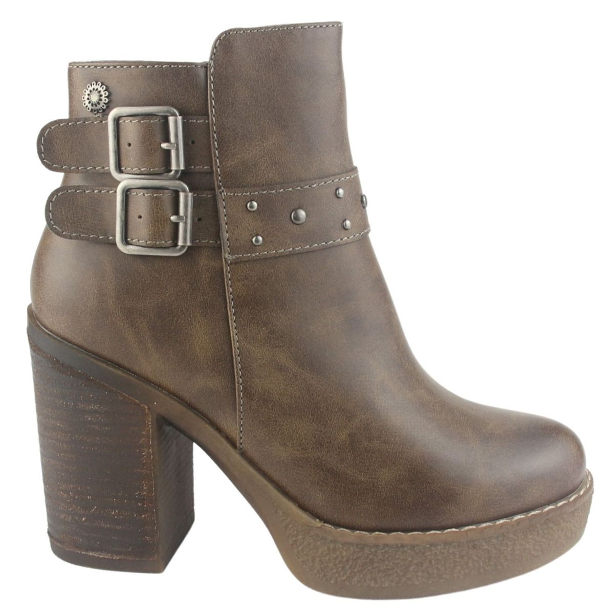 CHALADA - BOTIN 1-ELLA-17 TAUPE MUJER 35