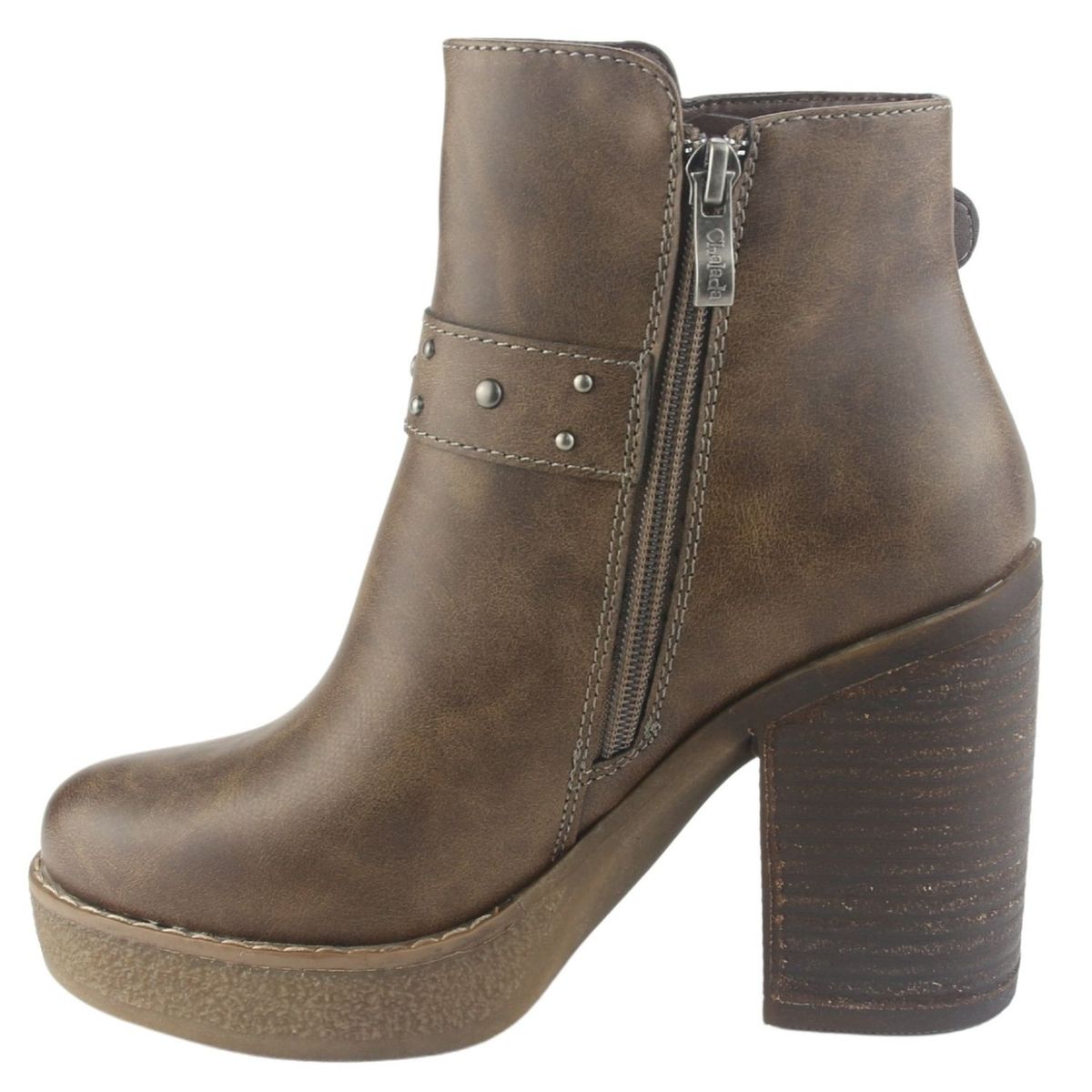 CHALADA - BOTIN 1-ELLA-17 TAUPE MUJER 35