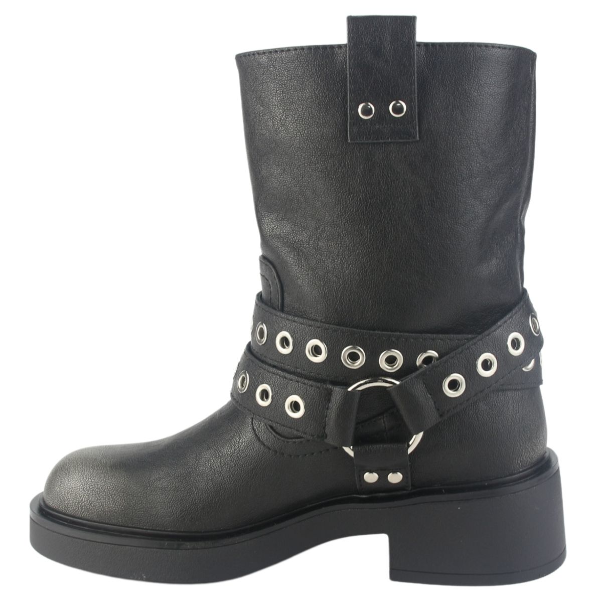 CHALADA - Botin Mujer Negro Casual Chalada Biker-5